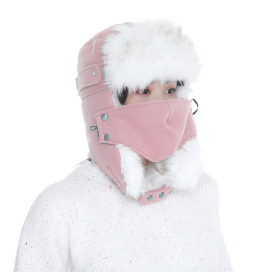 Gorro Grueso de Lana con Protección de Orejas para Invierno