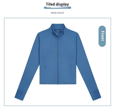 Cardigan Deportivo Ajustado de Manga Larga para Yoga - Image 15
