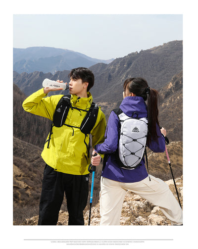 Mochila de Senderismo AZELA con Patrón Grid, Ligera y Transpirable para Trail Running y Camping - Image 30