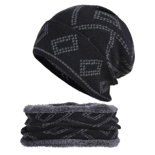 Gorro Térmico con Patrón Cuadrado Grueso para Clima Frío - Image 7