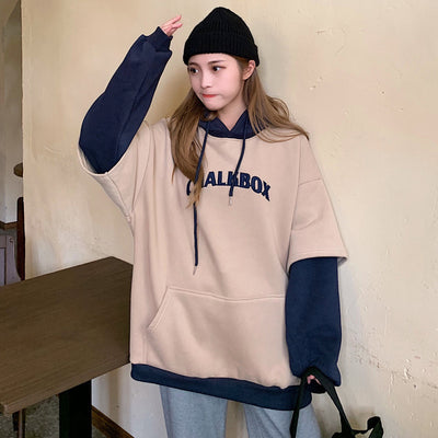 Suéter Deportivo Dos Texturas con Capucha para Mujer - Image 26