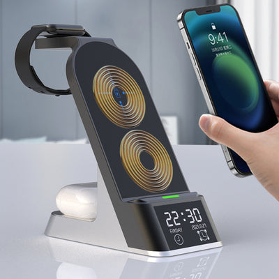 Cargador Inalámbrico Multifuncional Creative H35 con Reloj Despertador