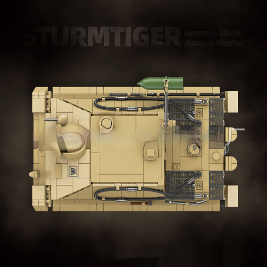 Tanque Militar de Bloques de Construcción Compatible con Minifiguras - Image 5