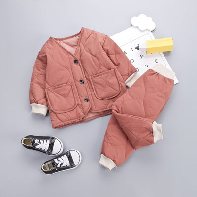 Conjunto de Dos Piezas Acolchado Infantil Versión Coreana Plus - Image 5
