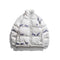 Chaqueta Acolchada con Cuello Mao para Hombre Joven