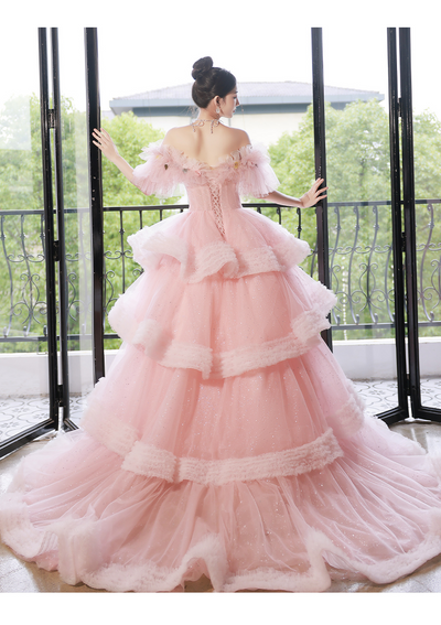 Vestido de Banquete Asimétrico Floral de Alta Gama para Mujer - Image 14