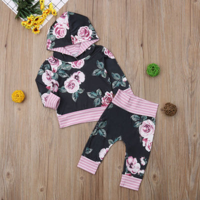 Conjunto Infantil Floral: Blusa y Pantalón para Primavera y Otoño - Image 12