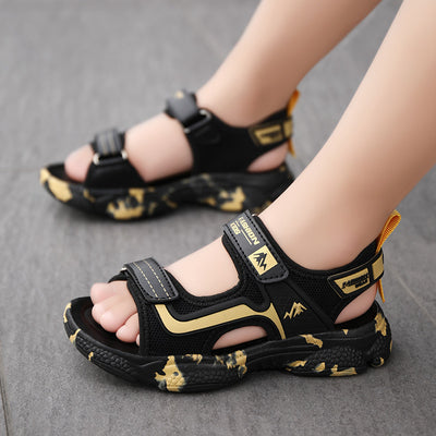 Sandalias de Cuero Suave para Niño con Suela Antideslizante - Image 2