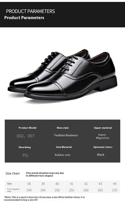 Zapatos de Cuero Formales Puntiagudos para Hombre - Estilo Ejecutivo Británico - Image 8