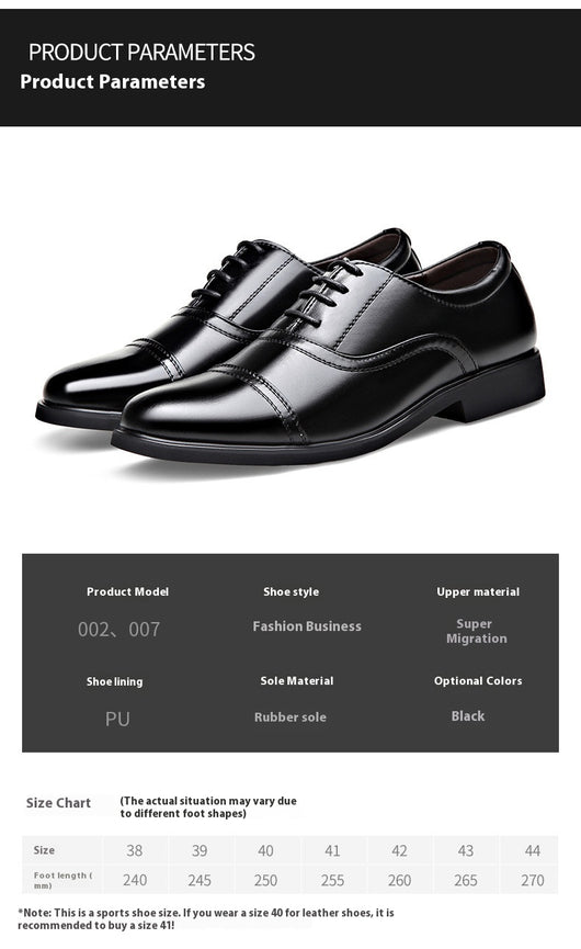 Zapatos de Cuero Formales Puntiagudos para Hombre - Estilo Ejecutivo Británico - Image 8