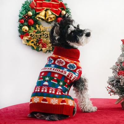 Suéter Navideño de Cuello Alto para Perros - Abrigo Cálido de Invierno - Image 10