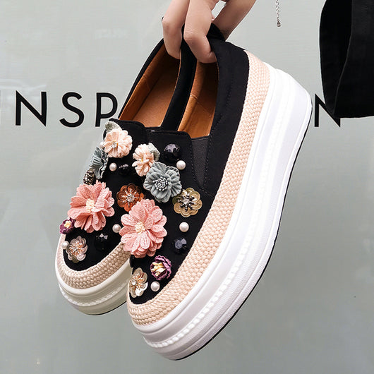 Zapatos Plataforma Estilo Coreano para Mujer - Primavera - Image 3