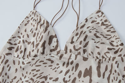 Camiseta Estilo Francés con Estampado Leopardo para Mujer - Image 17