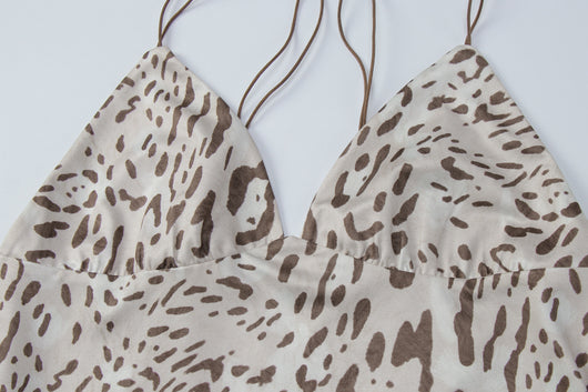 Camiseta Estilo Francés con Estampado Leopardo para Mujer - Image 17