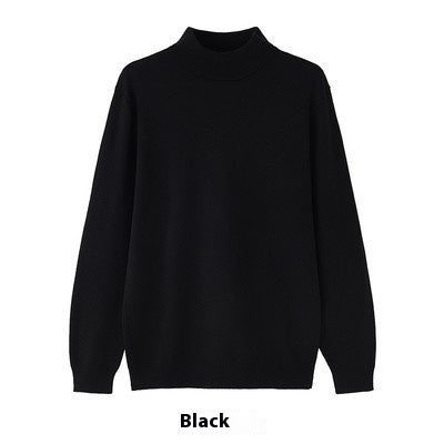 Suéter de Cuello Alto Cálido para Hombre Estilo Coreano - Image 11