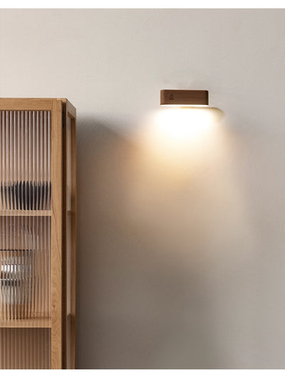 Lámpara de Pared LED Moderna en Madera Maciza sin Instalación - Image 11