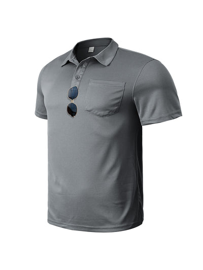 Camisa Casual Deportiva Transpirable con Cuello Solapa - Image 17