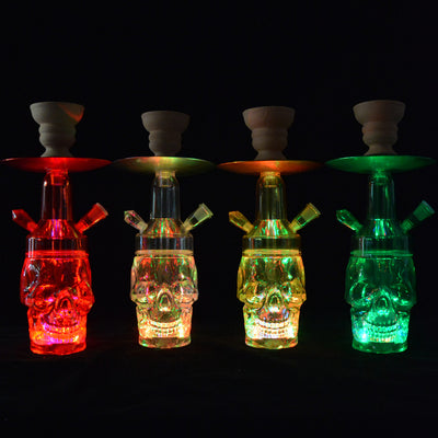 Cachimba Acrílica Árabe con Calavera Iluminada - Image 12