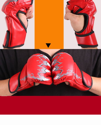 Guantes de Boxeo de Medio Dedo para Entrenamiento con Saco - Image 14