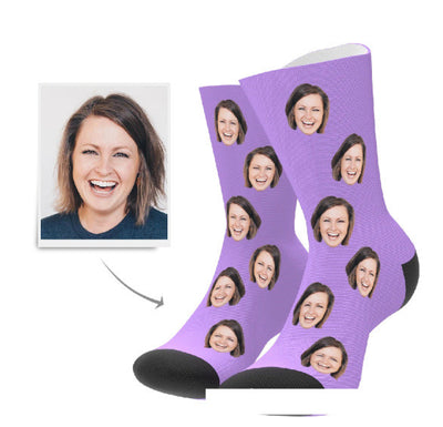 Calcetines Personalizados con Foto y Mapa Tubular - Image 17