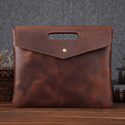 Maletín de Cuero Genuino para Hombre Estilo Vintage Ejecutivo - Image 6