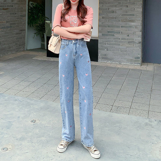 Pantalones Anchos Love Jeans para Mujer - Image 2