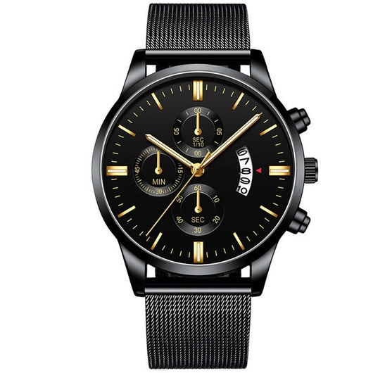 Reloj de Lujo para Hombre con Malla Metálica y Movimiento de Cuarzo - Image 31