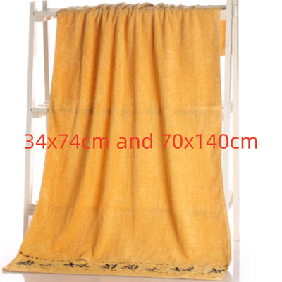 Toalla de Baño de Fibra de Carbón de Bambú - Image 12