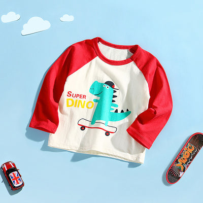 Camiseta Infantil de Algodón Puro con Manga Larga - Image 3