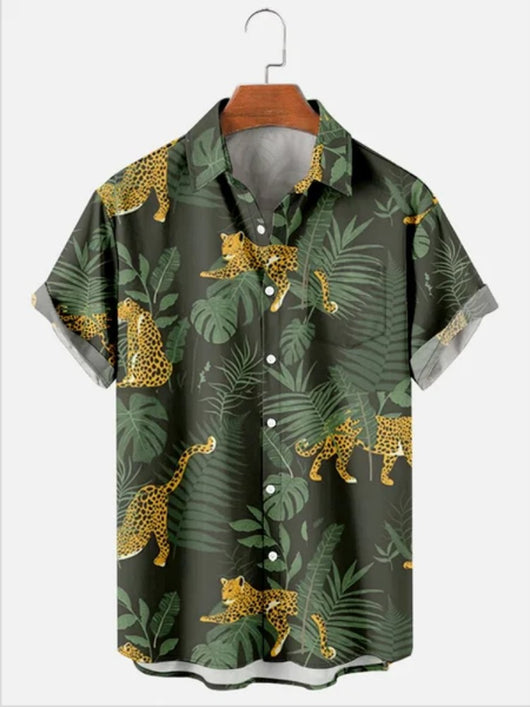 Camisa Casual Elegante para Hombre con Cuello Solapa - Image 11