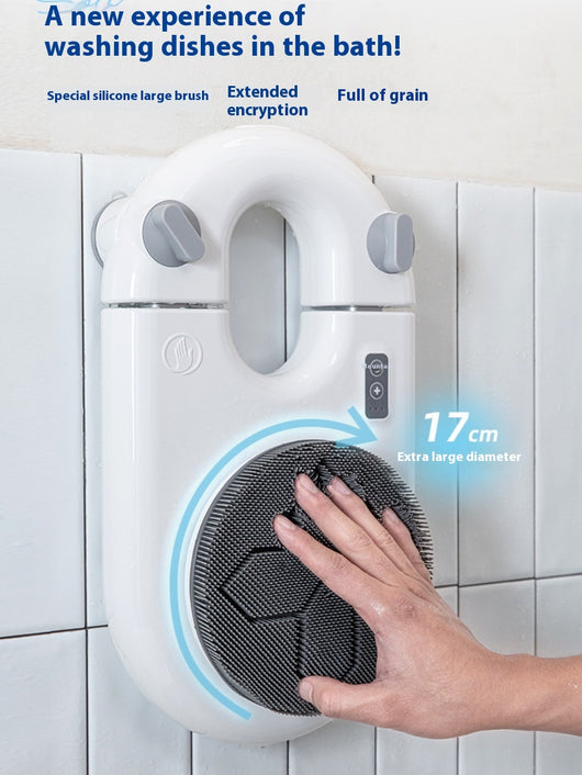 Cepillo Eléctrico de Baño Montado en Pared para Masaje Corporal - Image 9