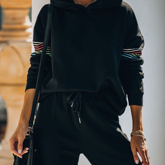 Conjunto Deportivo con Capucha Combinado en Tonos Otoñales - Image 5