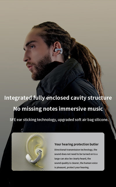 Auriculares Inalámbricos Clip-on Bluetooth con Cancelación de Ruido y Batería Extendida - Image 22