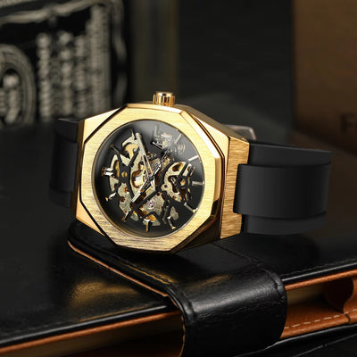Reloj Automático Mecánico con Correa de Caucho - Image 22