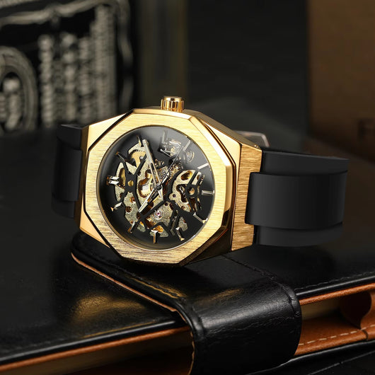 Reloj Automático Mecánico con Correa de Caucho - Image 22