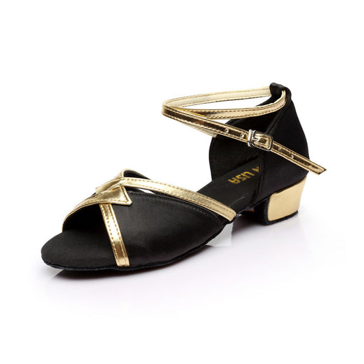 Zapatos de Danza Infantiles con Tacón Bajo y Suela Suave - Estándar Nacional - Image 16