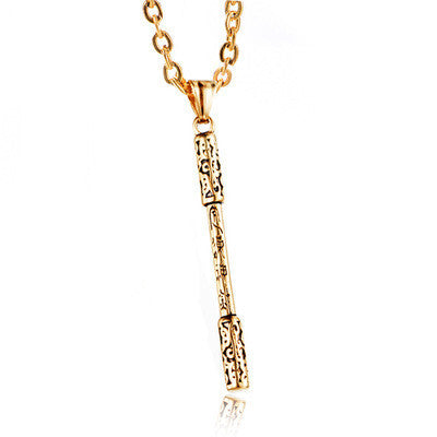 Collar de Aro Dorado en Acero Titanio - Image 12