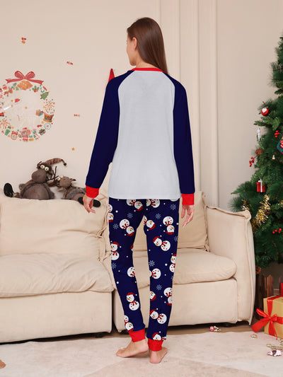 Pijamas Navideños Familiares a Juego con Diseño de Muñeco de Nieve - Image 8