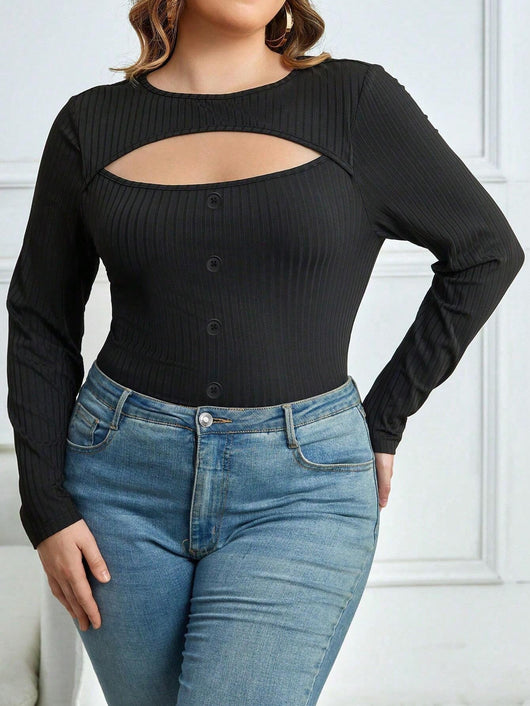 Blusa Ajustada Elegante con Detalles Calados y Mangas Largas - Image 11