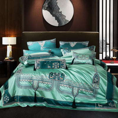 Juego de Cama Algodón Pima Largo de Lujo Estilo Palacio - Image 6