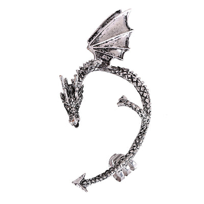 Ear Cuff Dragón Mítico: Joyería de Fantasía sin Perforación - Image 11