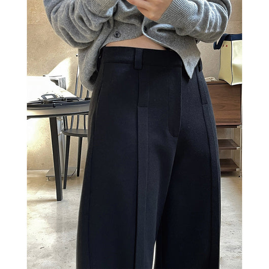 Pantalones Slim Rectos Sueltos para Mujer - Image 4
