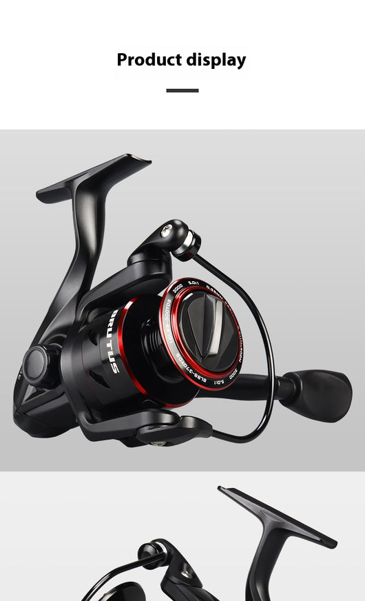 Carrete de Pesca Giratorio Telescópico Todo Metal con Caña Extensible - Image 6