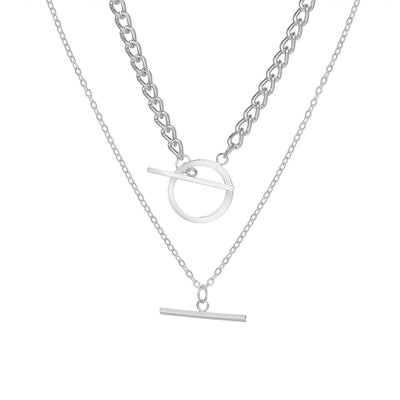 Collar Colgante con Cadena Doble y Cierre de Palanca - Image 15