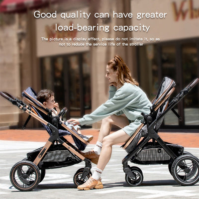 Carrito Multifuncional Plegable para Bebé - Ligero y Versátil - Image 12