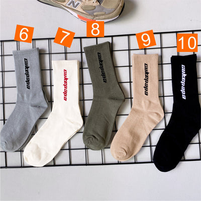 Calcetines Estilo Street con Letras Personalizadas - Image 13