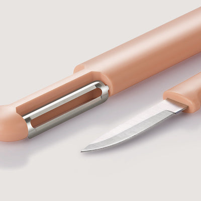 Pelador Multiusos de Acero Inoxidable con Cuchillo para Frutas y Verduras - Image 12