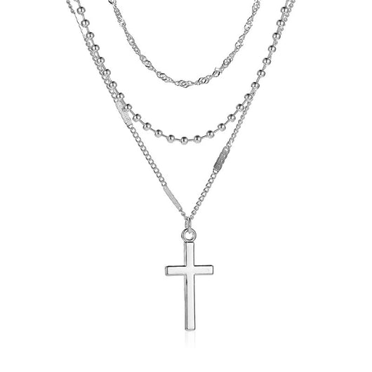Collar Cruzado Multicapa Elegante para Mujer - Image 10