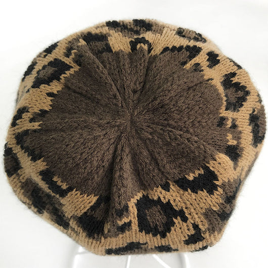Traje Estampado Leopardo Europeo Cálido y Grueso - Image 4