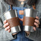 Taza Térmica de Acero Inoxidable con Tapa - Aislante para Café en Movimiento